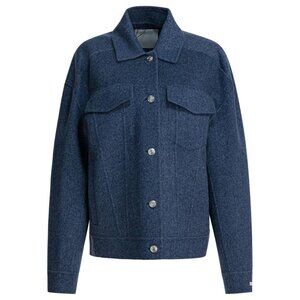 Max Mara Sportmax Wool Overshirt Jacket tag size 42 Women